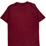 Santa Cruz T-Shirt - Small Burgundy Cotton