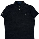 Polo By Ralph Lauren Slim Fit Polo Shirt - XL Black Cotton