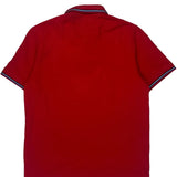 Tommy Hilfiger Slim Fit Polo Shirt - XL Red Cotton