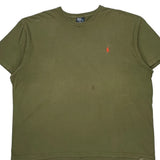Polo By Ralph Lauren T-Shirt - 2XL Green Cotton