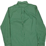 Ralph Lauren Striped Shirt - Large Green Cotton
