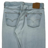 501 Levis Jeans - 32W 30L Light Wash Cotton