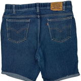 Levis Denim Shorts - 36W 10L Blue Cotton Blend
