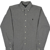 Ralph Lauren Checked Shirt - Medium Black & White Cotton