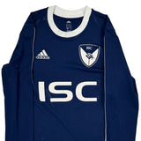 Isc Adidas Football Shirt - Small Blue Polyester