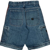 Route 66 Cargo Denim Shorts - 26W US 4 Blue Denim
