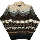Intersect Sweater - Small Beige Wool