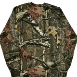 Mossy Oak Camo Long Sleeve T-Shirt - Medium Camo Cotton