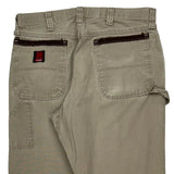 Unbranded Carpenter Trousers - 36W 30L Khaki Cotton