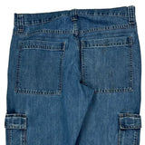 Wrangler Cargo Trousers - 34W 30L Blue Denim