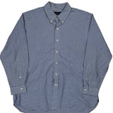 Ralph Lauren Checked Shirt - XL Blue Cotton