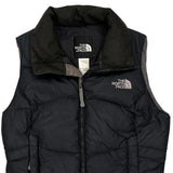 550 Fill The North Face Puffer Vest - XS Black Nylon