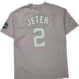 New York Yankees Majestic Mlb T-Shirt - XL Purple Cotton