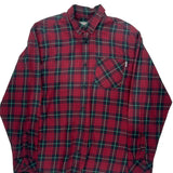 Carhartt Checked Flannel Shirt - XL Green Cotton