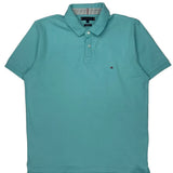 Tommy Hilfiger Polo Shirt - XL Blue Cotton