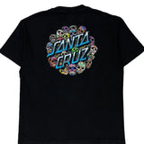 Santa Cruz T-Shirt - Medium Black Cotton