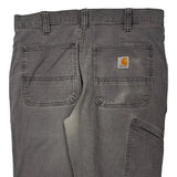 Carhartt Carpenter Pants - 32W 30L Gray Cotton