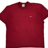 Nike T-Shirt - 2XL Red Cotton