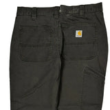 Carhartt Carpenter Trousers - 34W 30L Black Cotton Blend