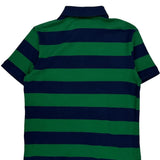 Polo By Ralph Lauren Striped Polo Shirt - Medium Green Cotton