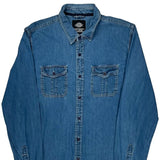 Dickies Denim Shirt - 2XL Blue Denim