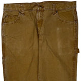 Dickies Carpenter Pants - 36W 31L Brown Cotton