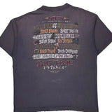Single Stitch Christian-Themed West Wear Graphic T-Shirt - XL Gray Cotton