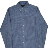 Ralph Lauren Checked Shirt - Medium Blue Cotton