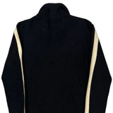 Ralph Lauren Striped Sweater - Medium Black Cotton