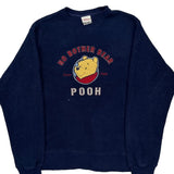 Disney Cartoon Fleece - Medium Navy Cotton