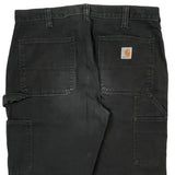 Carhartt Carpenter Pants - 34W 32L Black Cotton