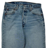 501 Levis Jeans - 30W 30L Light Wash Cotton
