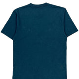 Loose Fit Carhartt Spellout T-Shirt - Small Blue Cotton