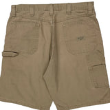Wrangler Carpenter Shorts - 36W 10L Beige Cotton