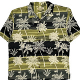 Tommy Bahama Graphic Hawaiian Shirt - XL Black Silk