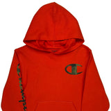 Champion Hoodie - Large Red Cotton