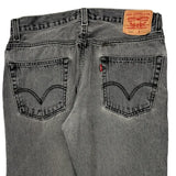 Levis 505 Jeans - 34W 30L Gray Cotton