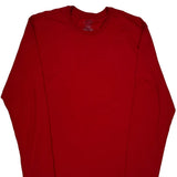 Polo By Ralph Lauren Long Sleeve T-Shirt - Medium Red Cotton