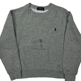 Age 6-7 Polo By Ralph Lauren Sweatshirt - Small Grey Cotton
