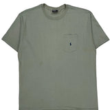 Polo By Ralph Lauren T-Shirt - Large Green Cotton