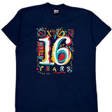Fruit Of The Loom Single Stitch T-Shirt - XL Navy Cotton