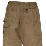 Carhartt Double Knee Carpenter Pants - 30W 28L Brown Cotton