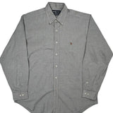 Yarmouth Ralph Lauren Shirt - Large Grey Cotton