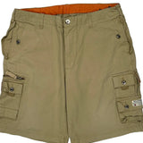Tommy Hilfiger Cargo Shorts - 35W 9L Khaki Cotton