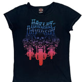 Ramstein Air Base Harley Davidson Graphic T-Shirt - XL Black Cotton