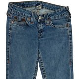 True Religion Skinny Jeans - 28W UK 6 Blue Cotton