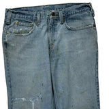 Carhartt Double Knee Jeans - 34W 29L Light Wash Cotton