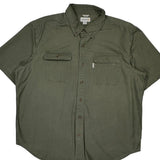 Carhartt Short Sleeve Shirt - 2XL Green Cotton