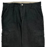 Wrangler Cargo Pants - 38W 32L Black Cotton