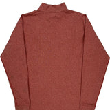 Carhartt 1/4 Zip - XL Red Polyester